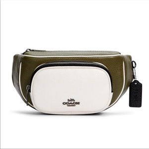 Coach Green/White Fannypack